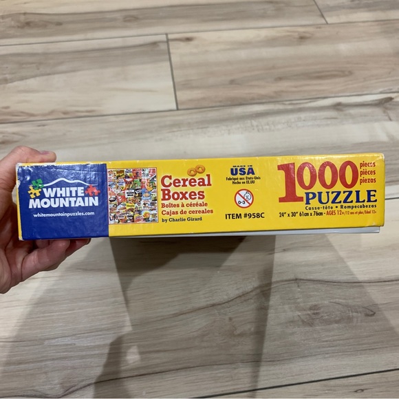 WHITE MOUNTAIN Cereal Boxes Puzzle - Picture 5 of 8